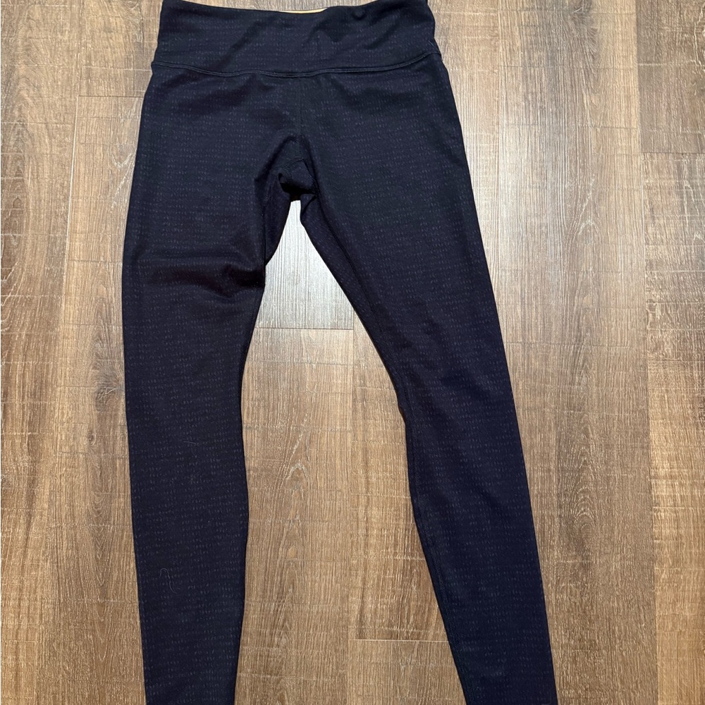 Lululemon Athletica Black and Purple Leggings